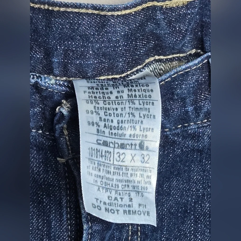 Men's Carhartt FR Flame Resistant Relaxed‎ Straight Jeans, Size 32x32